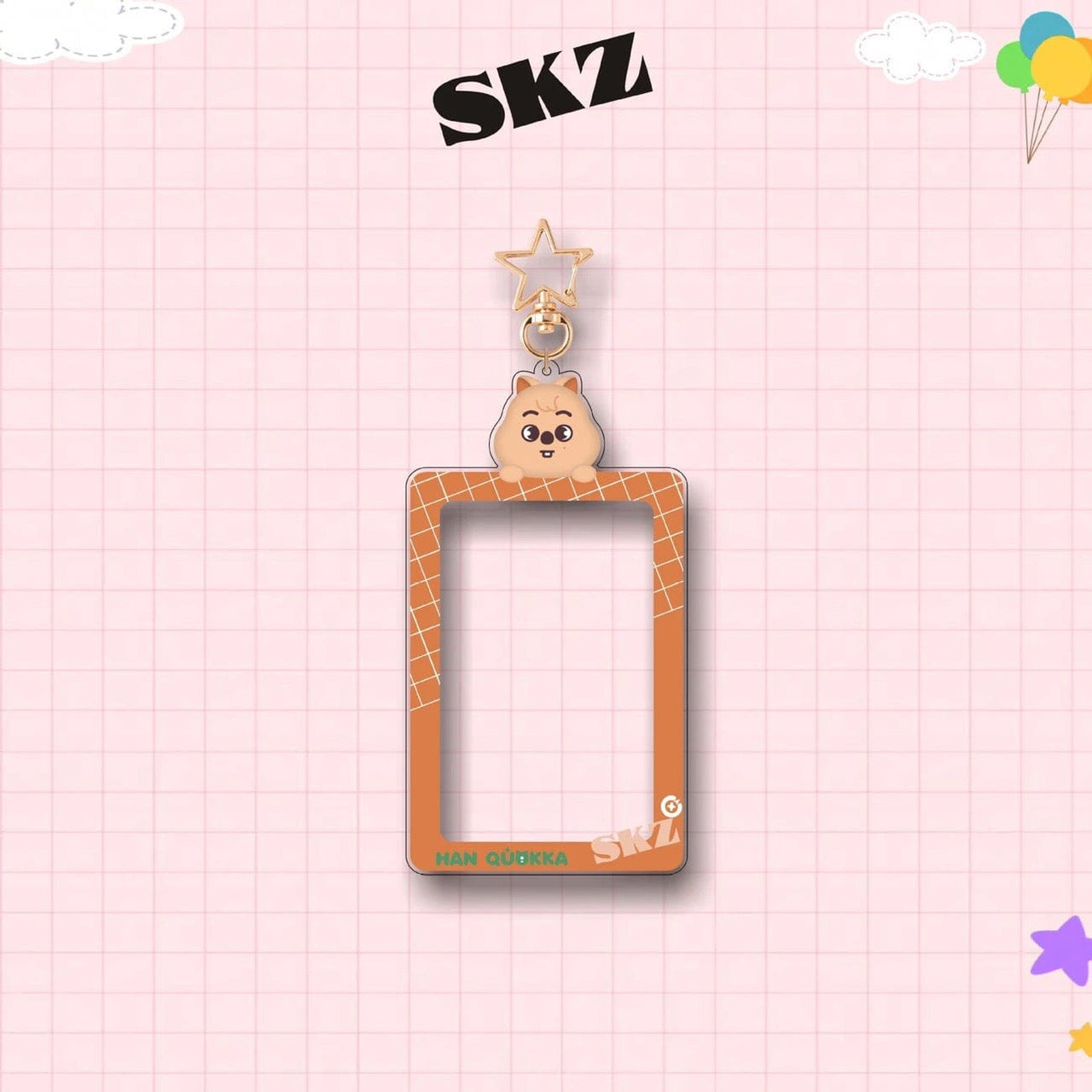 SKZ Kpop Keychain Acrylic Photocard Holder - ArtGalleryZen