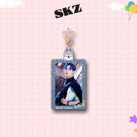 Thumbnail for SKZ Kpop Keychain Acrylic Photocard Holder - ArtGalleryZen
