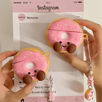 Thumbnail for Smile Donut AirPods Earphone Case With Accessories - ArtGalleryZen