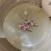 Thumbnail for Sparkling Chic Crystal Inlaid Star Heart Bowknot Hair Clips Set - ArtGalleryZen