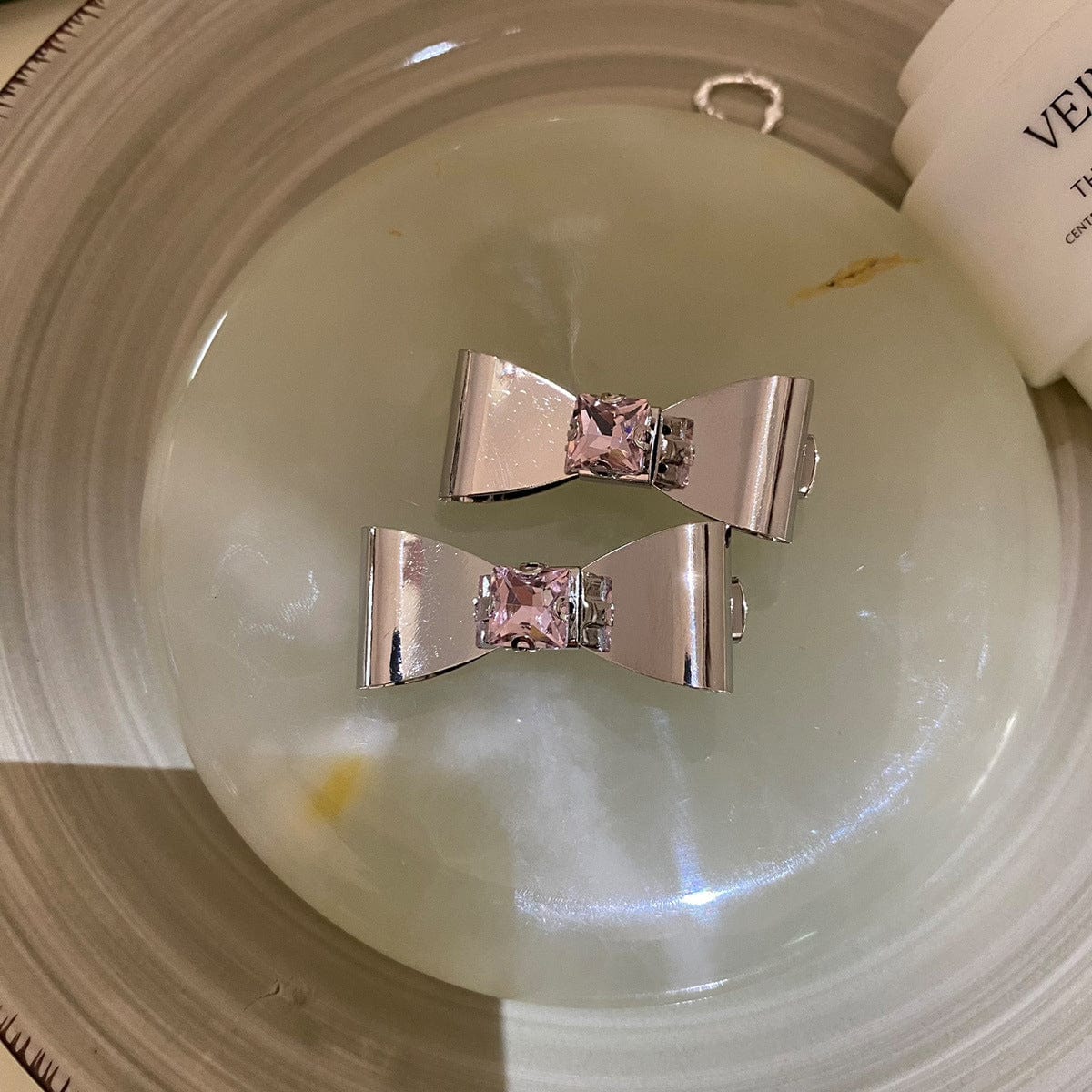 Sparkling Chic Crystal Inlaid Star Heart Bowknot Hair Clips Set - ArtGalleryZen