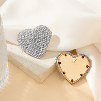 Thumbnail for Sparkling Chunky Rhinestone Heart Earrings - ArtGalleryZen