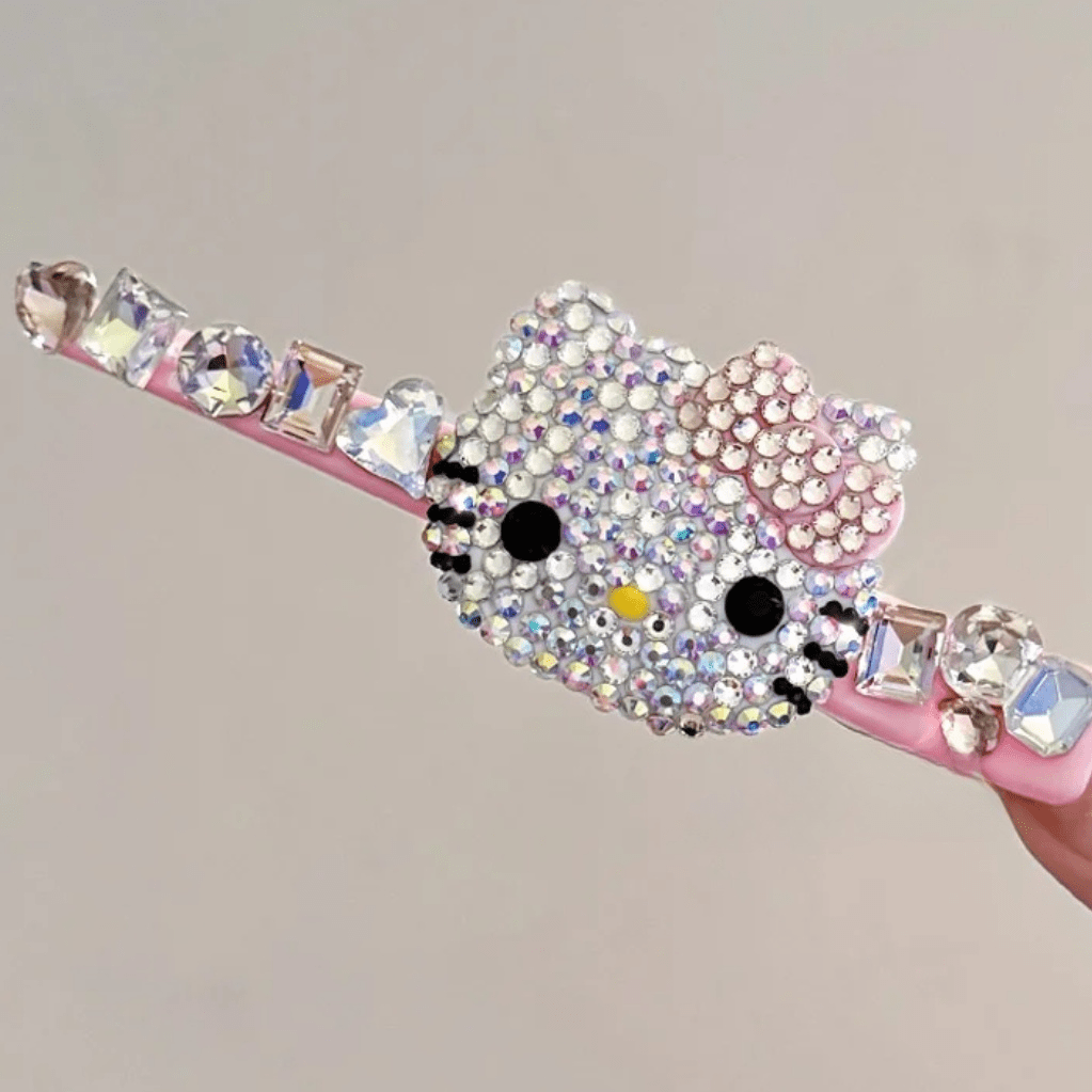 Sparkling Sanrio Hello Kitty Rhinestone Hair Clip