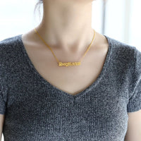 Thumbnail for Stainless Steel Constellation Zodiac Astrology Letter Pendant Necklace - ArtGalleryZen