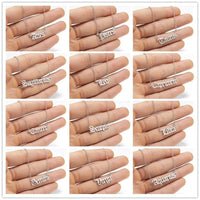 Thumbnail for Stainless Steel Constellation Zodiac Astrology Letter Pendant Necklace - ArtGalleryZen