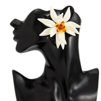 Thumbnail for Statement Flower Resin Stud Earrings - ArtGalleryZen