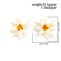Thumbnail for Statement Flower Resin Stud Earrings - ArtGalleryZen