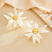 Thumbnail for Statement Flower Resin Stud Earrings - ArtGalleryZen