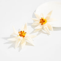 Thumbnail for Statement Flower Resin Stud Earrings - ArtGalleryZen
