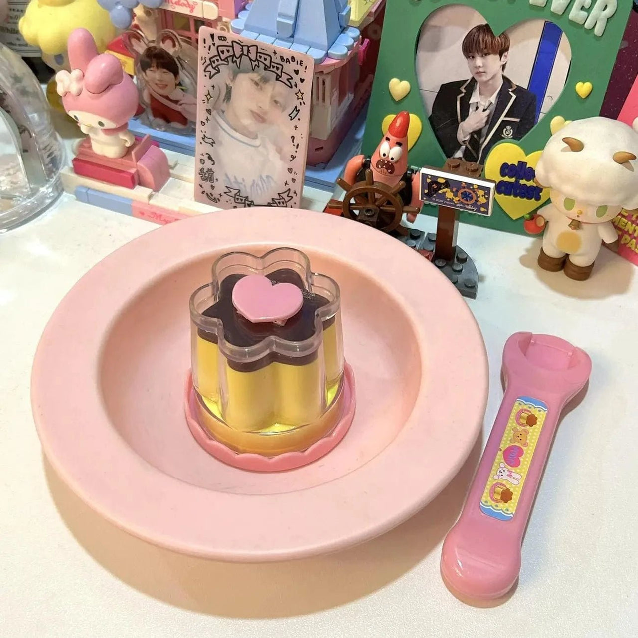 Strawberry Pudding Set Food Feeding Toy - ArtGalleryZen