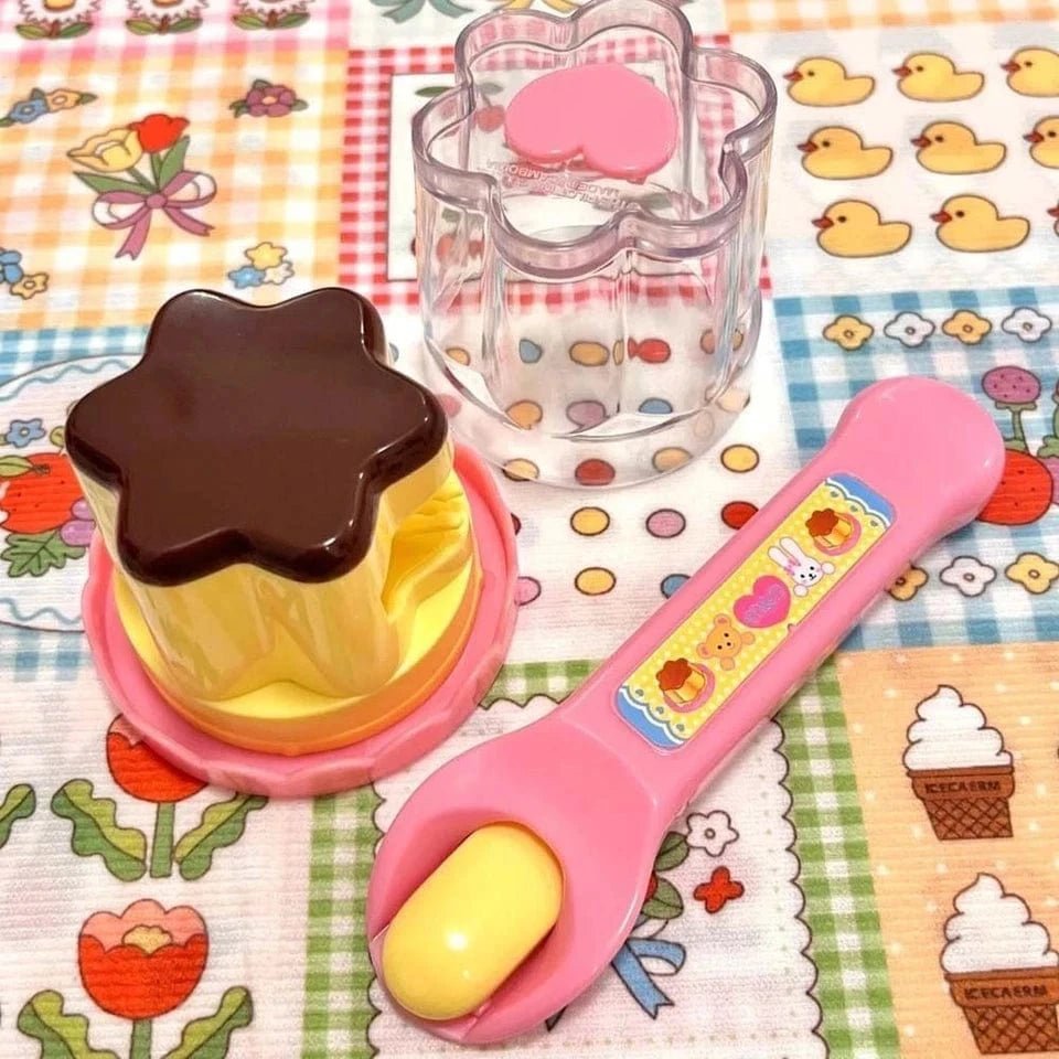 Strawberry Pudding Set Food Feeding Toy - ArtGalleryZen