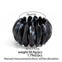 Thumbnail for Stylish Chunky Irregular Resin Bangle Bracelet - ArtGalleryZen