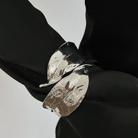 Thumbnail for Stylish Chunky Leaf Wide Cuff Bangle Bracelet