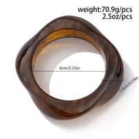 Thumbnail for Stylish Chunky Resin Wide Cuff Bangle Bracelet