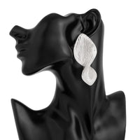 Thumbnail for Stylish Chunky Textured Curved Ribbon Earrings