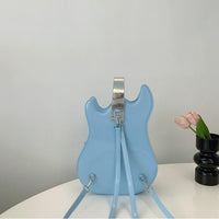 Thumbnail for Stylish Guitar Bass Shape PU Leather Backpack Bag - ArtGalleryZen