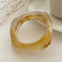 Thumbnail for Stylish Irregular Gradient Resin Bangle Bracelet