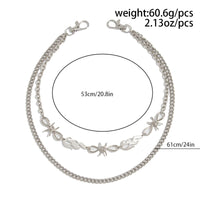 Thumbnail for Stylish Layered Flame Charm Curb Trouser Chain - ArtGalleryZen