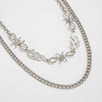 Thumbnail for Stylish Layered Flame Charm Curb Trouser Chain - ArtGalleryZen