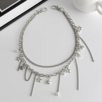 Thumbnail for Stylish Layered Star Pearl Tassel Trouser Chain - ArtGalleryZen