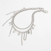 Thumbnail for Stylish Layered Star Pearl Tassel Trouser Chain - ArtGalleryZen