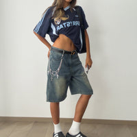 Thumbnail for Stylish Layering Floral Cross Pendant Trouser Chain - ArtGalleryZen