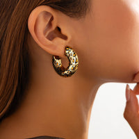 Thumbnail for Stylish Leopard C Shaped Stud Earrings