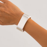 Thumbnail for Stylish Metallic Square Wide Cuff Bangle Bracelet