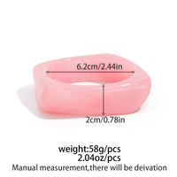 Thumbnail for Stylish Square Resin Bangle Bracelet - ArtGalleryZen