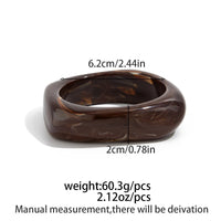 Thumbnail for Stylish Square Resin Bangle Bracelet - ArtGalleryZen