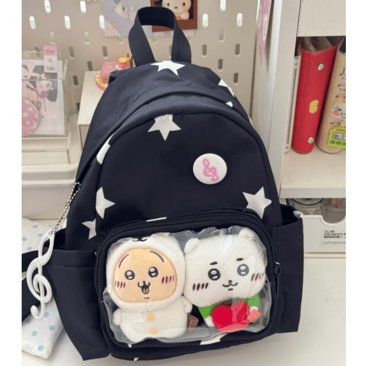 Stylish Star Kpop Fan Display Mini Backpack - ArtGalleryZen
