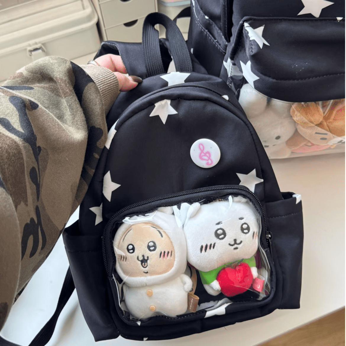 Stylish Star Kpop Fan Display Mini Backpack - ArtGalleryZen