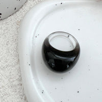 Thumbnail for Stylish Transparent Colorful Resin Ring - ArtGalleryZen