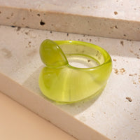 Thumbnail for Stylish Transparent Colorful Waterdrop Resin Ring - ArtGalleryZen