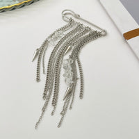 Thumbnail for Stylish Turquoise Stone Tassel Chain Trouser Pin - ArtGalleryZen