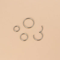 Thumbnail for Surgical Steel 20 Gauge Nose Piercing Hoop Nose Lip Ring - ArtGalleryZen
