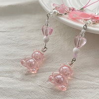 Thumbnail for Sweet 2pcs Gummy Bears Bowknot Keychain Phone Strap Set - ArtGalleryZen