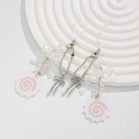 Thumbnail for Sweet 2pcs Narutomaki Bowknot Heart Keychain Phone Strap Set - ArtGalleryZen