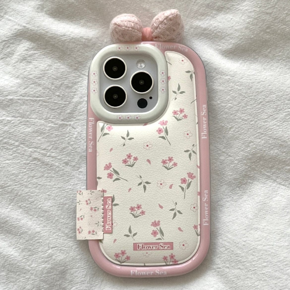 Sweet Bowknot Floral iPhone Case - ArtGalleryZen