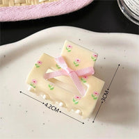 Thumbnail for Sweet Butterfly Floral Ribbon Bowknot Hair Clip Hair Claw - ArtGalleryZen