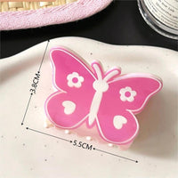 Thumbnail for Sweet Butterfly Floral Ribbon Bowknot Hair Clip Hair Claw