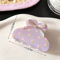 Thumbnail for Sweet Butterfly Floral Ribbon Bowknot Hair Clip Hair Claw