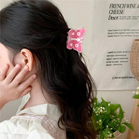 Thumbnail for Sweet Butterfly Floral Ribbon Bowknot Hair Clip Hair Claw