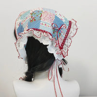 Thumbnail for Sweet Colorful Floral Lace Ribbon Bowknot Hair Band Hair Scarf