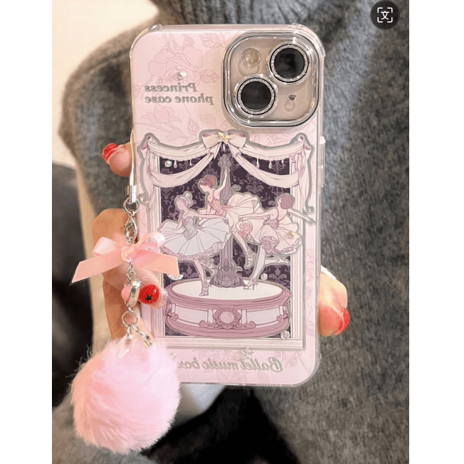 Sweet Dancing Ballet Princess iPhone Case With Accessories - ArtGalleryZen