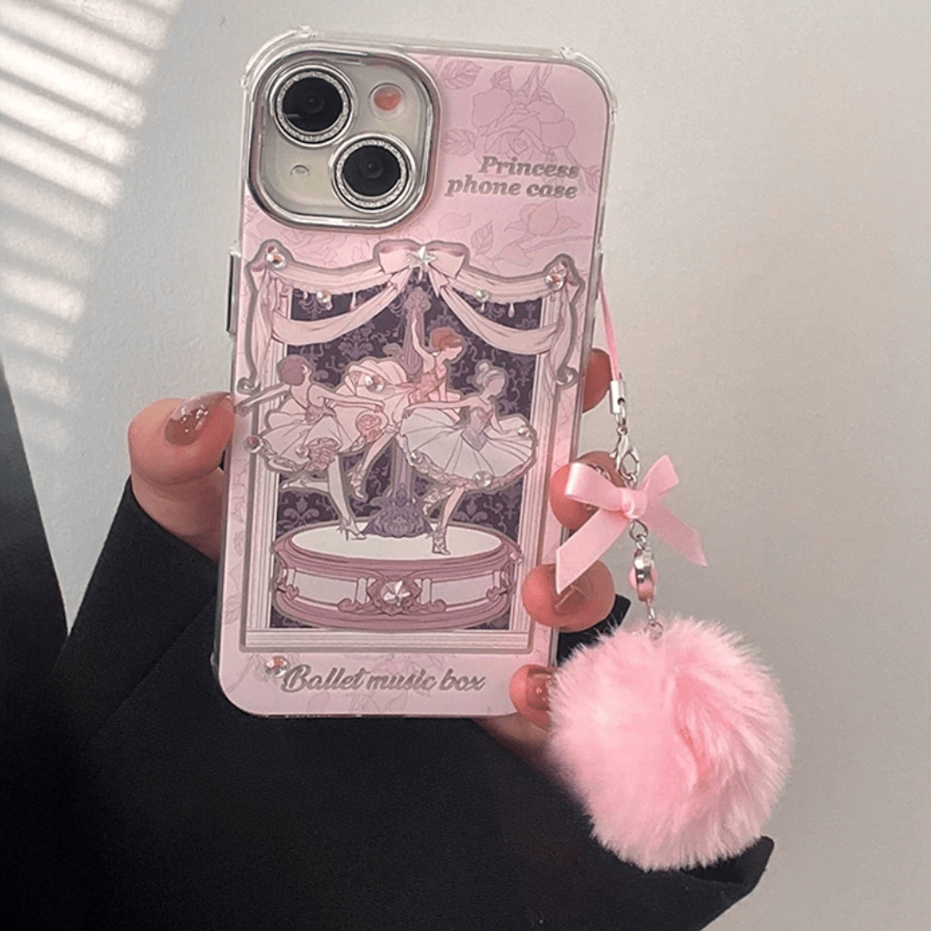 Sweet Dancing Ballet Princess iPhone Case With Accessories - ArtGalleryZen