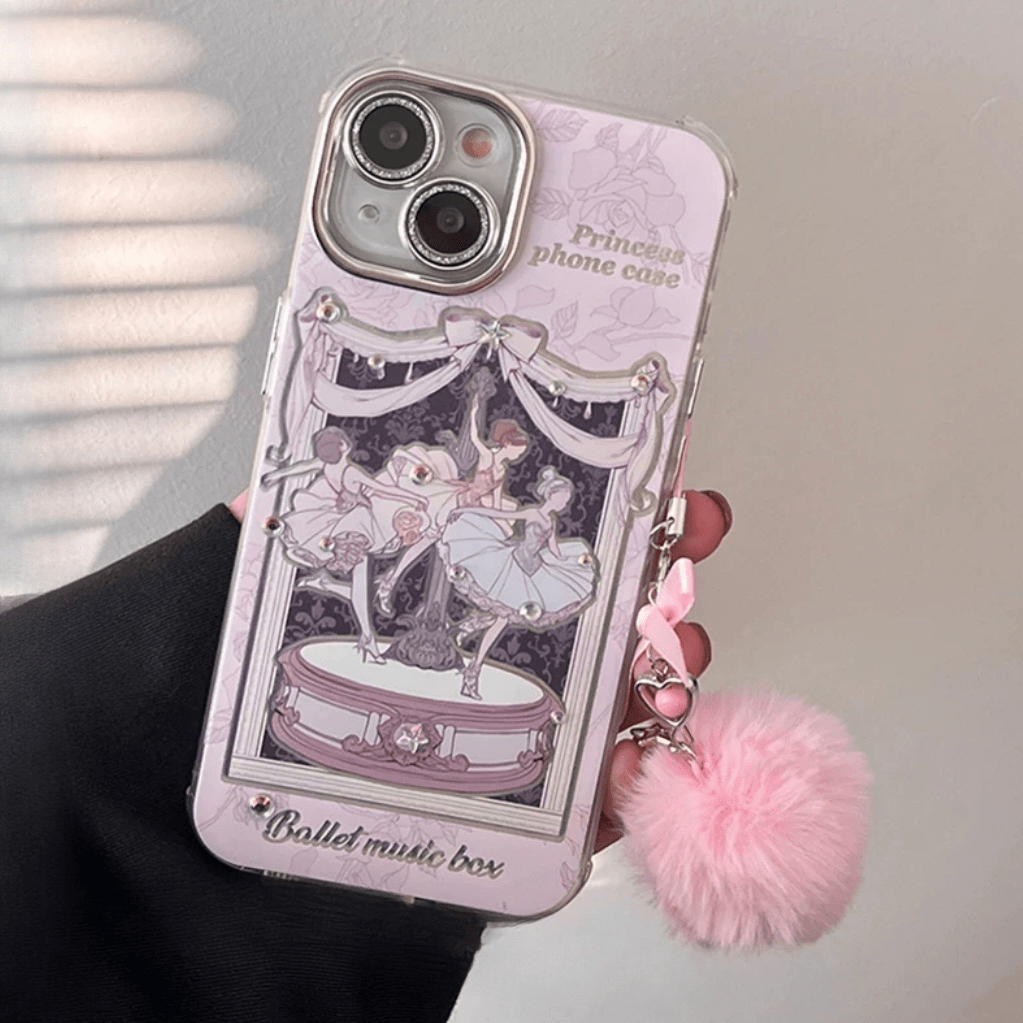 Sweet Dancing Ballet Princess iPhone Case With Accessories - ArtGalleryZen