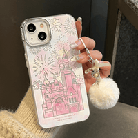 Thumbnail for Sweet Gradient Firework Castle iPhone Case With Accessories