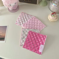 Thumbnail for Sweet Handmade Heart Tulip Square Coaster - ArtGalleryZen