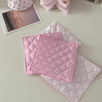 Thumbnail for Sweet Handmade Heart Tulip Square Coaster - ArtGalleryZen